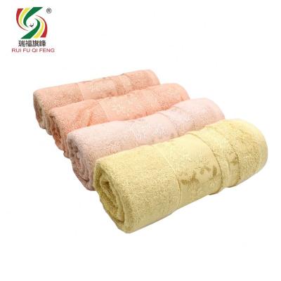 China QUICK DRY Baby Adult Using Christmas Gift Custom Bamboo Terry Bath Towels for sale