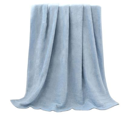 China Compressed Design Unique High Class Comfortable Dobby Bamboo Bath Towel for sale