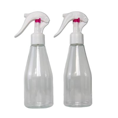 China Household Products Wholesale Transparent PET Material 7.0 Ounce Plastic Spray Bottle For Flowers And Plants for sale