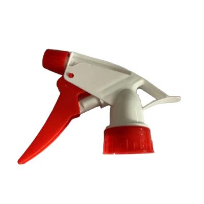 China Factory Wholesale 28/400 Red Plastic Garden Water Smooth Or Ribbed For Household Cleaning Trigger Sprayer for sale