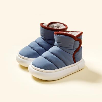 China Autumn And Winter Home Warm Sale Fashion Trend Winter Shoes New Cotton Warm Slippers Kids Non-slip Plush Couple Cotton Shoes for sale