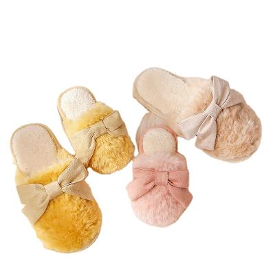 China Autumn And Winter Home Warm Non-slip Plush New Fashion Trend Women Slippers Winter Slipper Cotton Couple Cotton Slippers for sale