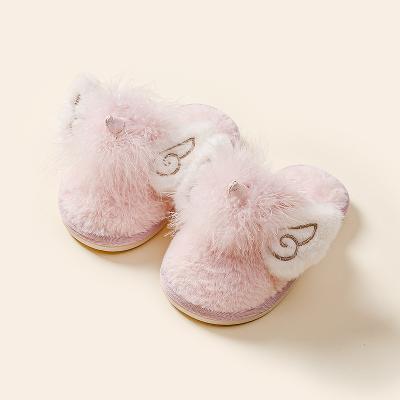 China Autumn And Winter Home Warm Non-slip Plush New Fashion Trend Women Slippers Winter Slipper Cotton Couple Cotton Slippers for sale