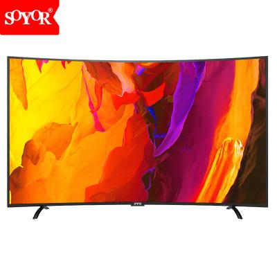 China bathroom tv factory sell ultra slim curved tv qhd smart 32