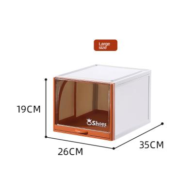 China Professional Manufacture Wholesale Cheap High Quality Hand Type Plastic Shoe Box for sale