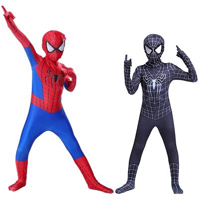 China High Quality Cosplay Cartoon Costume Plus Size Halloween Cosplay Jumpsuit Sets For Men Traje Spider Man Spandex TV&Movie Costume for sale