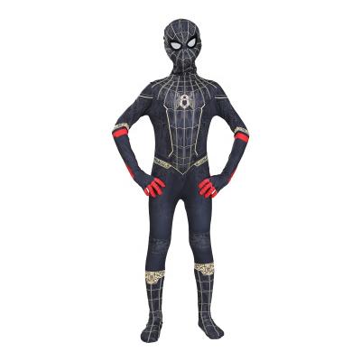 China Black Red Spiderman Costume 3D Printed Adult Spider Man Fancy Overalls Cosplay Cartoon Suit Spandex Jumpsuit Halloween Cosplay Kids Clothing for sale