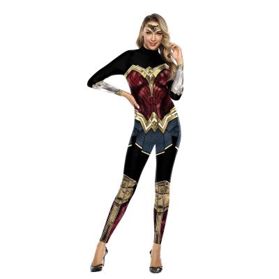 China Hot Women's Cosplay Justice League TV&Movie Cosplay Cartoon Costume Wholesale Jumpsuit Halloween Party Men And Women Costumes for sale