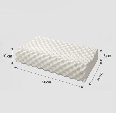 China Soft Anti-Static Cushions Visco Gel Infused Memory Foam Home Nursing Elastic Neck Cooling Pillow for sale