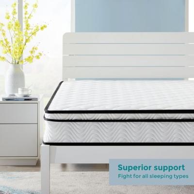 China Wayfair Hot Sale Euro Factory Price Foldable 8 Inch Upper Middle Innerspring Mattress for sale