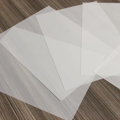 China 125 micron moisture proof semi transparent textile screen film laser printing PET films for laser printer for sale