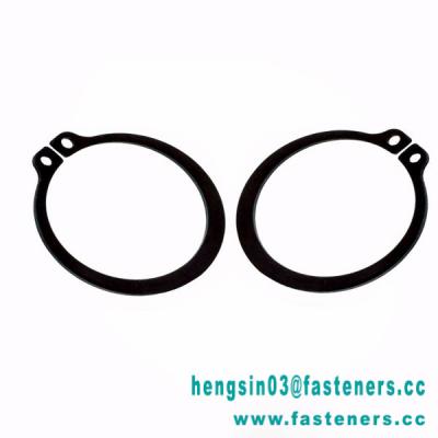 China DIN471 Black Split High Quality Spring Snap Rings Steel Circlips For Shaft for sale