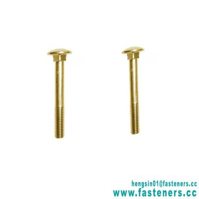 China Phosphorus Factory Low Price Hot Sale Din603 Bolt Bronze Carriage Bolt / Mushroom Head Bolts for sale