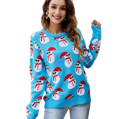 China Christmas sweater lady sweater lady 2021 hot sale anti-pilling ready stock cute and soft tops for sale