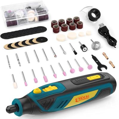 China Hand Grinder Cordless Rotary Tool Kit 4V with 53 Accessories, Variable 5-Speed ​​and USB Charging Universal Rotary Tool for Home DIY for sale