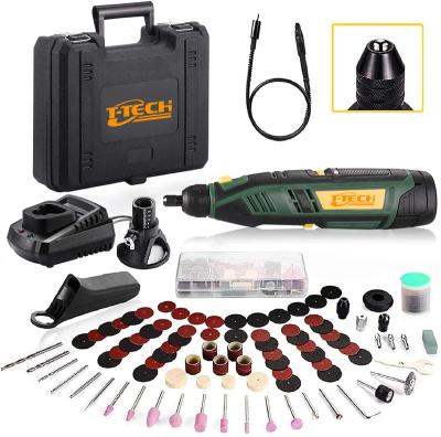 China Hand Grinder DV 12V Battery Operated Rotary Tool Kit Fast Charger 6-Speeds Home DIY Power Tool for sale