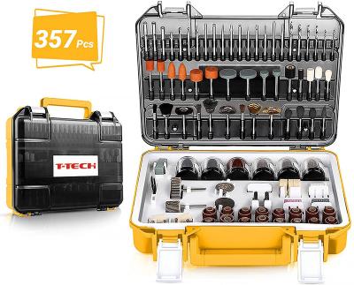 China DIY 357pcs Mini Drill Bit Set Abrasive Tools Cutting Tool DM-60 Grinding Sanding Polishing Kits for sale