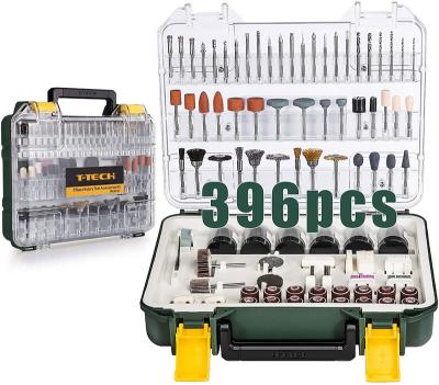 China DIY Dremel Home Craft Toolbox with 396 Pieces Kit Accessories for sale