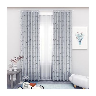 China Darkening And Light Blocking Room Hot Sale Modern Luxury Gold Printed Window Living Room Sheer Curtains With Drapery Beads Attached for sale