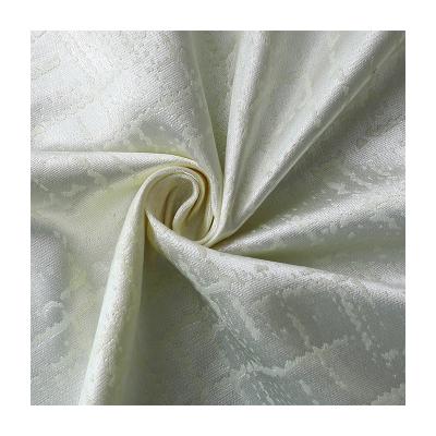 China Dim and Room Light Blocking White Drapes Window Shading Cheap Jacquard Fabric Drapes You Deserve for sale