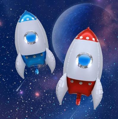 China Party decoration New design space rocket balloon children party decoration balloon kids toy foil balloon for sale