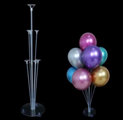 China Balloons Accessories 7 Balloon Stand Kit, Reusable Table Balloon Stand Holder for Birthday Party, Wedding, Centerpiece with Base Piece for sale