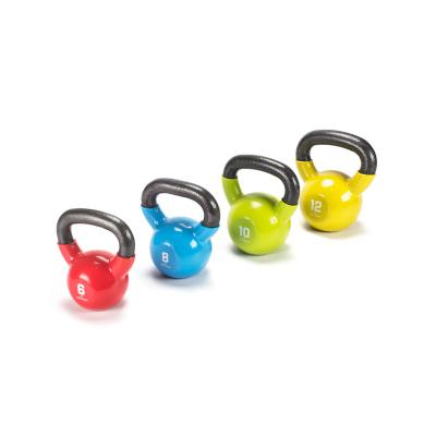 China Plated Dumbbell Ever Shape Kettlebell Cast Fitness Dipping Vinyl Kettle Bell Placed Weight Kettlebell Dumbbells 2021 for sale