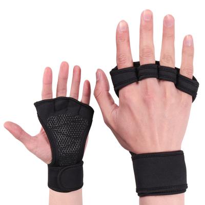 China Ever Fashion Sport Gym Fitness Workout Exercise Weightlifting Training Gloves With Wrist Wraps Support Full Protection for sale