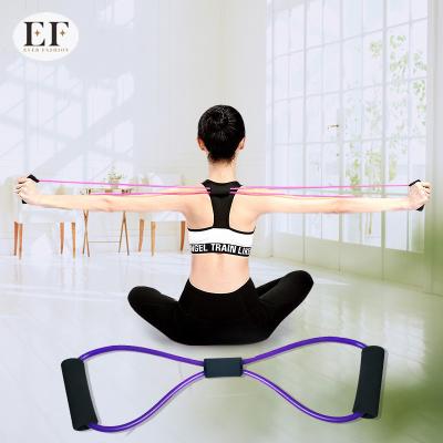 China 2021 Resistance Stretch Band Rope Fitness Exercise Yoga Stretch Band Rubber Band Ever Fashion Durable Latex for sale