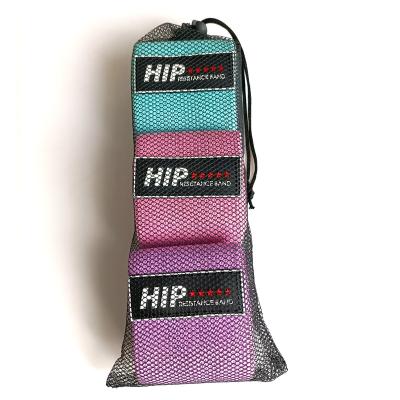 China Women Hip Strength Training Cloth Resistance Bands 8*69cm Hip Home Fitness Circle Anti Slip Exercise Booty Wide Bands for sale