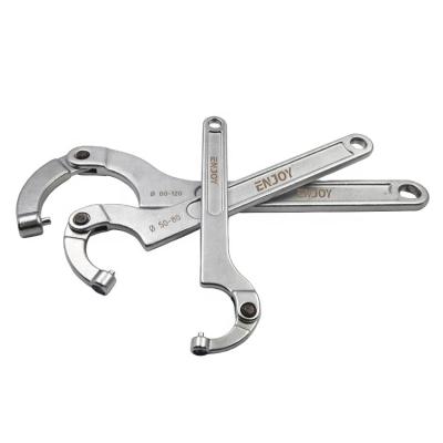 China Chrome vanadium steel or carbon steel adjustable C-hook wrench for sale