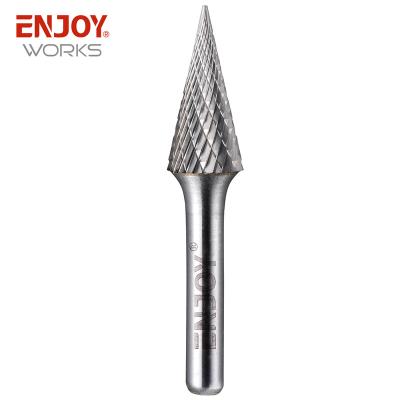 China YG8 New 3mm And 6mm Material Porting Tools Tungsten Carbide Burs Rotary File Burrs for sale