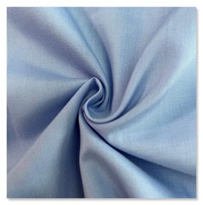 China XYH Wholesale65 35 Polyester Cotton Poplin Waterproof High Quality Fabric 45x45/133x72 126gsm Dyed TC For Shirt Linen Garment for sale