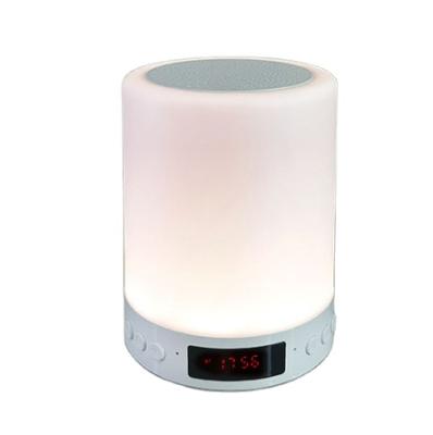 China 2021 New CLASSIC Amazon Color LED Alarm Clock Speaker with Touch Control Lights for Outdoor LCD Speakers for sale