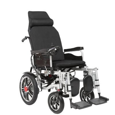 China Electric Wheelchair Auxiliary Electric Wheelchair Foldable Electric Wheelchair Wheelchair Promotion Walking Wheelchair For Disabled for sale