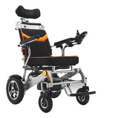 China Power Wheelchair Auxiliary Power Indicator Light Walking Electric Wheelchair Folding Folding Electric Wheelchair for sale