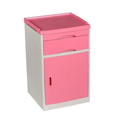 China Good Quality Steel-Plastic ABS Bedside Plastic Medical Cabinet With Drawer for sale