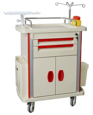 China Steel-plastic ABS Hospital Bedside Bed Side Plastic Cabinet / Medical Cabinet Hospital for sale