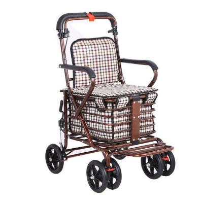 China Universal Large Capacity Bag Collapsible Bag Wheels Foldable Shopping Shopping Trolley 8cm for sale