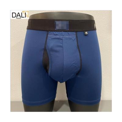 China OEM Breathable Lightweight Functional Quick Dry Customize Mens Polyester Mid Rise Athletic BOXER BACKREST for sale