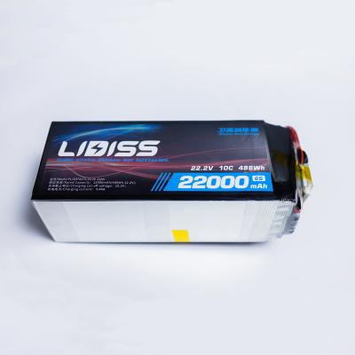 China For RC Airplane Drone Robot Welion 6S 22.2V 10C 22000mAh Semi-Solid State Lipo Battery For RC Airplane Multi-rotor Quadcopter Drone Robot for sale