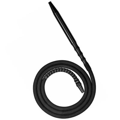 China Good Silicone Quality and Price Matte Black Hookah Shisha Silicone Hose Set for sale