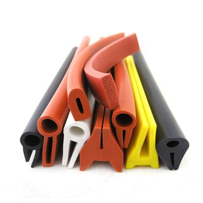 China Customer Industrial Design Extruded NR EPDM Silicone Rubber Seal Strip For Window Door Car for sale