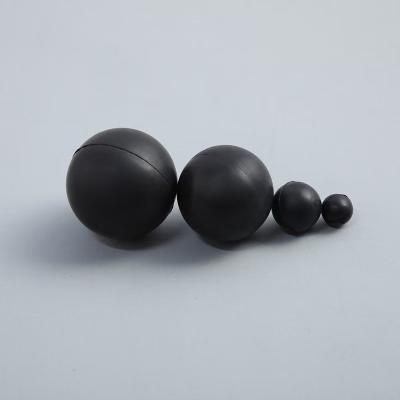 China Tear Resistant Hard Hole Natural Rubber High Bouncy Soft Colorful Silicone Ball for sale