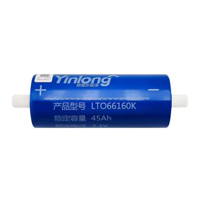 China BOATS New Product Cylindrical Solar Oxide Cells LTO 66160K Yinlong Lto Lithium Titanate Battery 45Ah 2.3V for sale