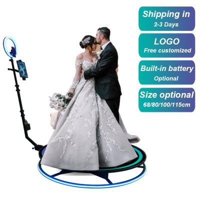 China Automatic Intelligent 360 Photo Booth Dropshipping Operation Slow Motion 360 Degree Rotating 100cm Magic 360 Photo Booth Photobooth For Party for sale