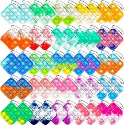 China Decompression Toys 2021 Popet Toy Push Popper Sensory Anti Effort Busy Bubble Noise 50pcs Set for sale