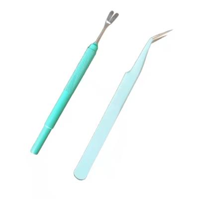 China Wholesale Viable Dog Cat Accessories Pet Flea Removal Fork Stainless Steel Tweezers Tick Beauty Tools for sale