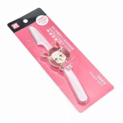 China Fashional Eyebrow Trimmer Eyebrow Trimmer Lady Plastic Shaving Knife Facial Hair Removal Safety Wholesale Safety for sale