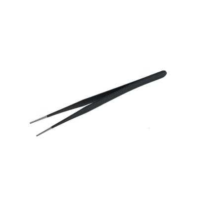 China Wholesale ESD Straight Head/Straight Tweezers ESD-11 Tool Maintenance Tweezers Straight Head Blunt Head Tweezers Straight Head for sale